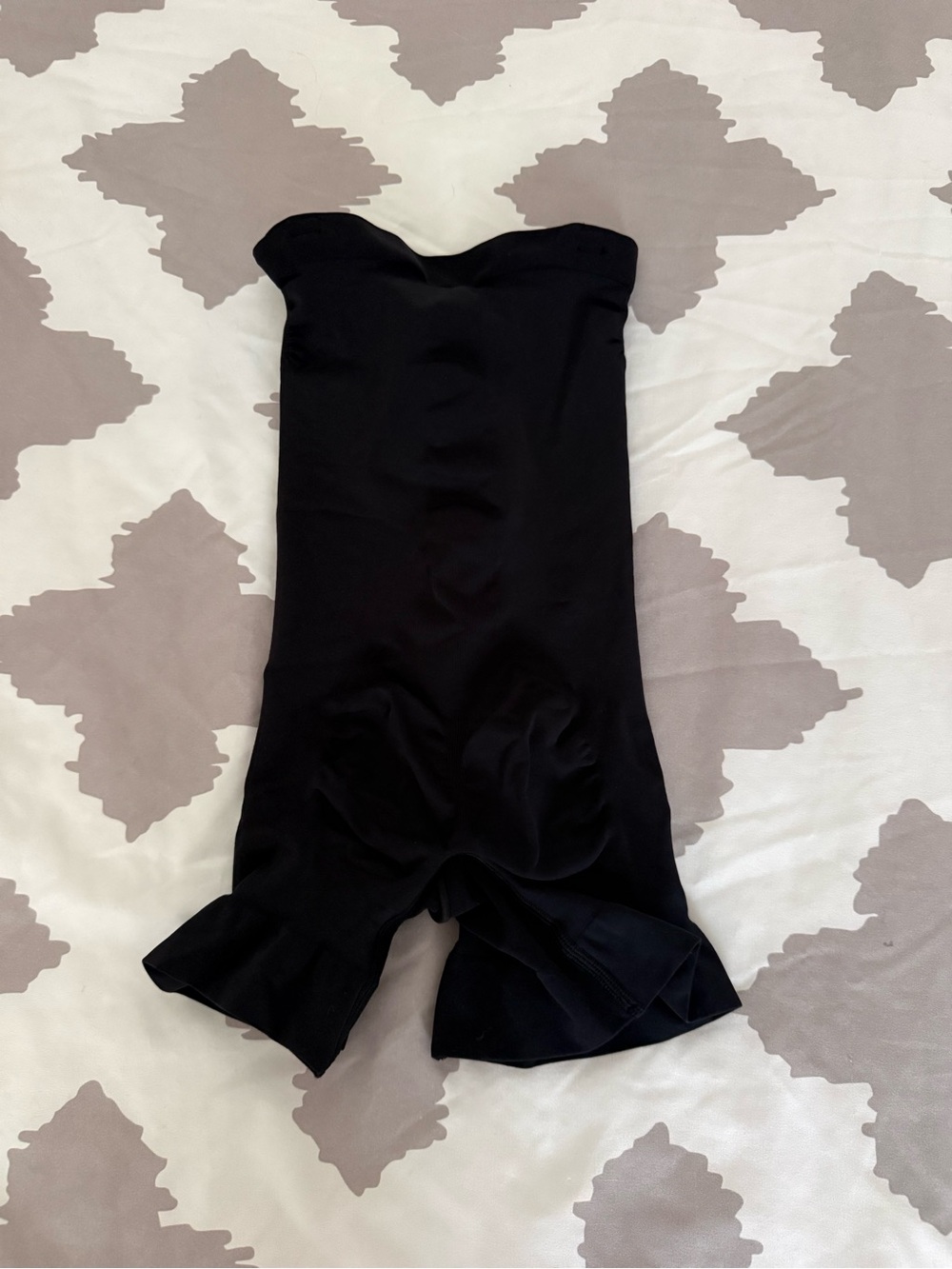 SKIMS Black Strapless Shaping Bodysuit